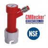 Conector Pin Lock largo gas rosa CM BECKER